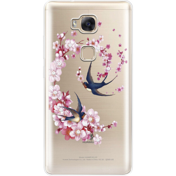 

Силиконовый чехол BoxFace Huawei GR5 Swallows and Bloom (25520-rs4)