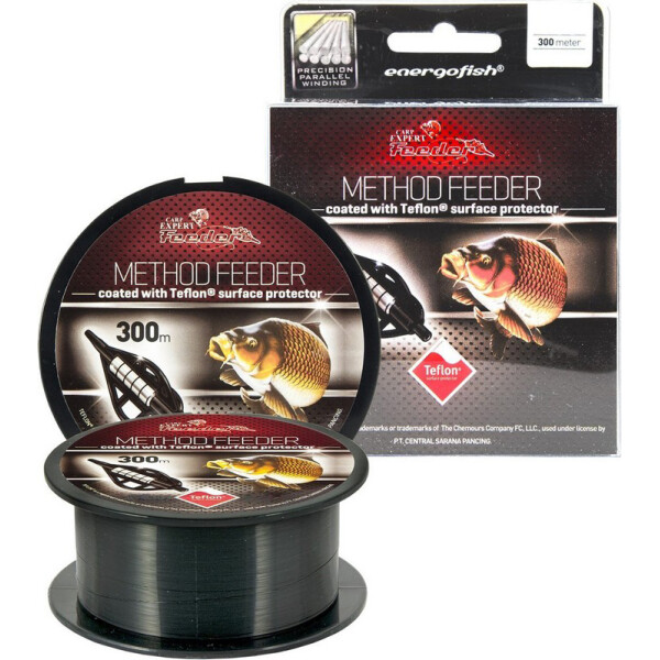 

Леска Energofish Carp Expert Method Feeder Teflon Coated Black 300 м 0.22 мм 6.35 кг (30127022-0505)