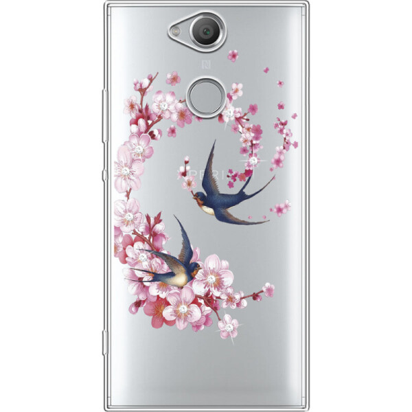 

Силиконовый чехол BoxFace Sony Xperia XA2 H4113 Swallows and Bloom (32654-rs4)