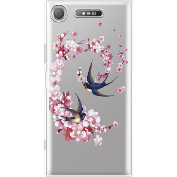 

Силиконовый чехол BoxFace Sony Xperia XZ1 G8342 Swallows and Bloom (35672-rs4)