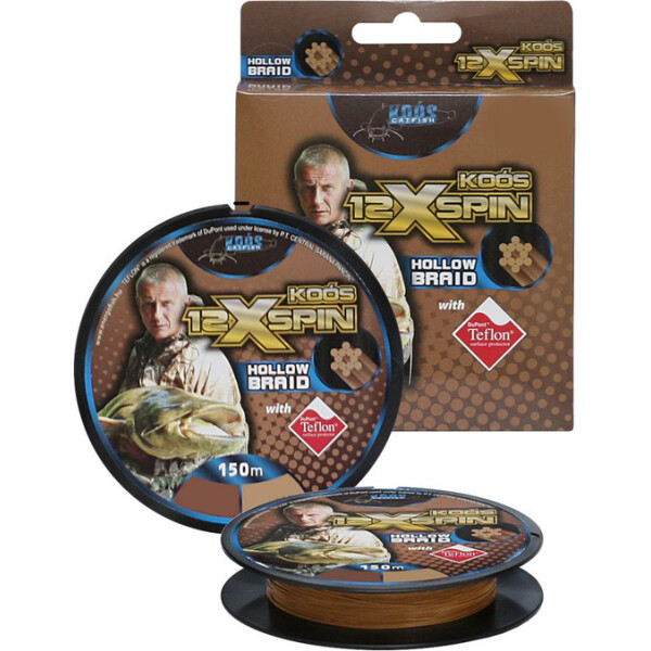 

Шнур Energofish Koos X12 Hollow Spin Braid Teflon Coated Brown 150 м 0.28 мм 31.8 кг + игла (30396040-0505)
