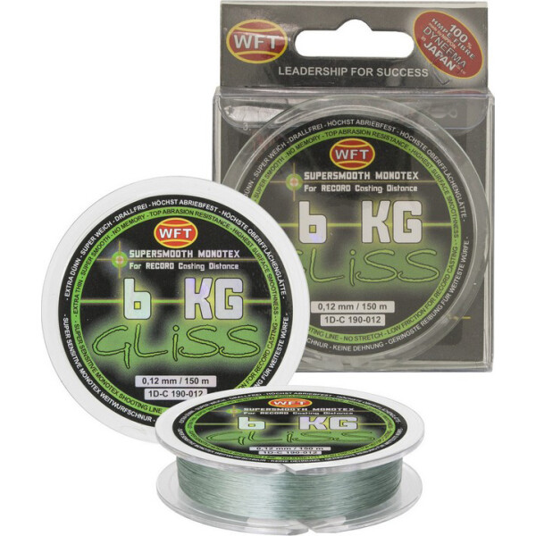 

Шнур WFT Gliss KG Monotex Green 150 м 0.18 мм 11 кг Germany (30446018-0505)