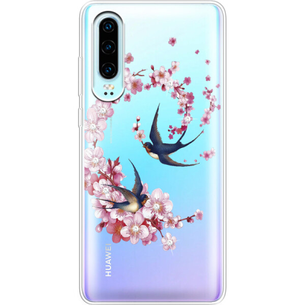 

Силиконовый чехол BoxFace Huawei P30 Swallows and Bloom (36851-rs4)