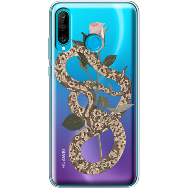 

Силиконовый чехол BoxFace Huawei P30 Lite Glamor Snake (36871-cc67)