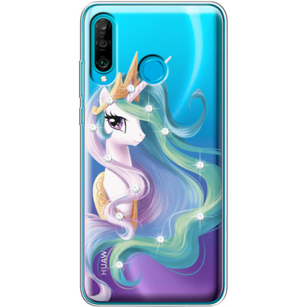 

Силиконовый чехол BoxFace Huawei P30 Lite Unicorn Queen (36871-rs3)