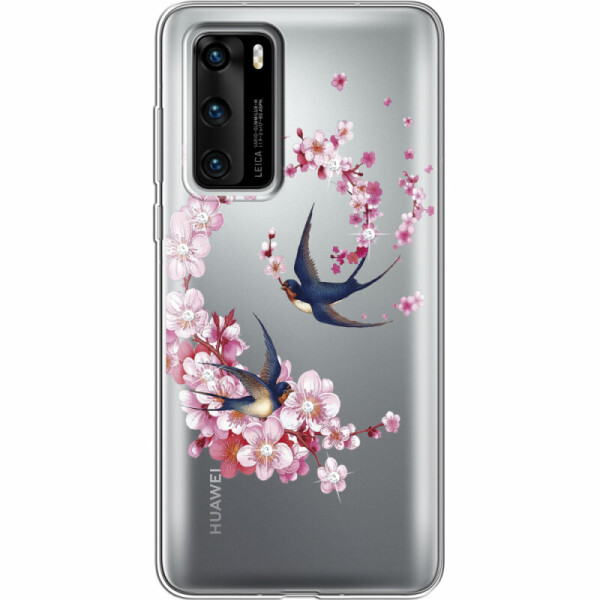 

Силиконовый чехол BoxFace Huawei P40 Swallows and Bloom (39746-rs4)