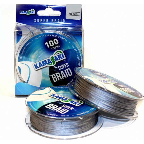 

Шнур Energofish Kamasaki Super Braid Grey 100 м 0.40 мм 34.8 кг (30905040-0505)