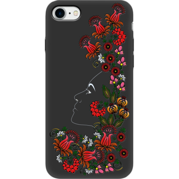 

Силиконовый чехол BoxFace Apple iPhone SE (2020) 3D Ukrainian Muse (39592-bk64)