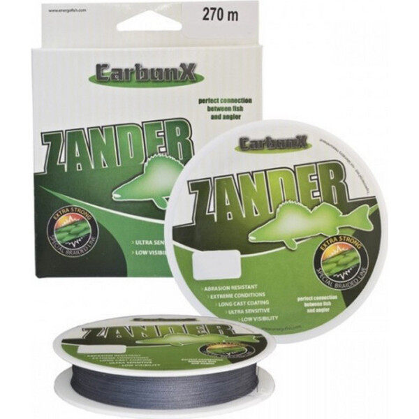 

Шнур Energofish Carbon X Zander Grey 270 м 0.10 мм 8.4 кг (30950310-0505)