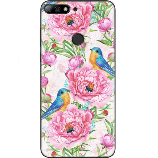 

Силиконовый чехол BoxFace Huawei Y7 Prime 2018 Birds and flowers (33373-up2376)