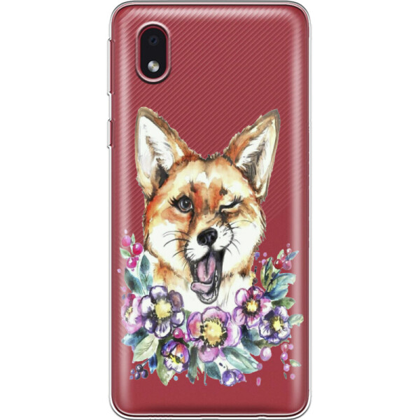 

Силиконовый чехол BoxFace Samsung A013 Galaxy A01 Core Winking Fox (40875-cc13)