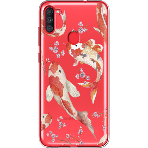 

Силиконовый чехол BoxFace Samsung A115 Galaxy A11 Japanese Koi Fish (39628-cc3)