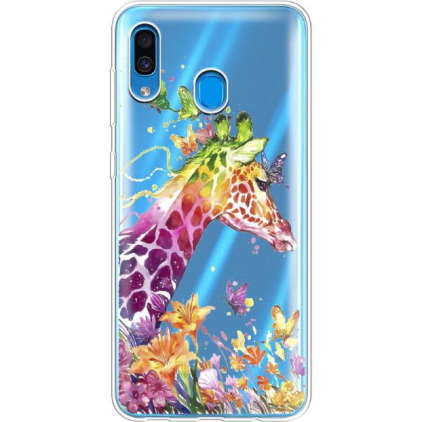 

Силиконовый чехол BoxFace Samsung A205 Galaxy A20 Colorful Giraffe (38263-cc14)