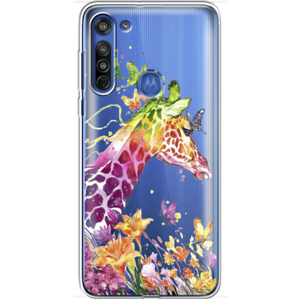 

Силиконовый чехол BoxFace Motorola G8 Colorful Giraffe (40952-cc14)