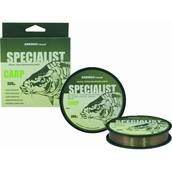 

Леска Energofish ET Specialist Carp Brown-Green 300 м 0.18 мм 4.25 кг (33200018-0505)