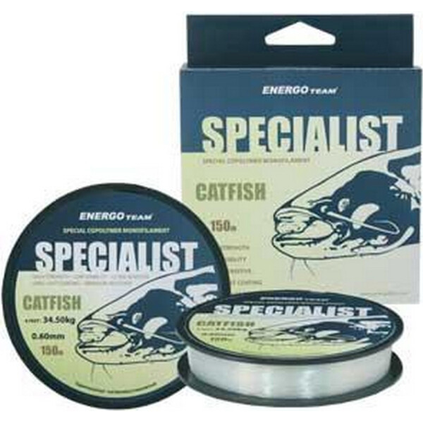 

Леска Energofish ET Specialist Catfish Clear 150 м 0.30 мм 11.21 кг (33230030-0505)