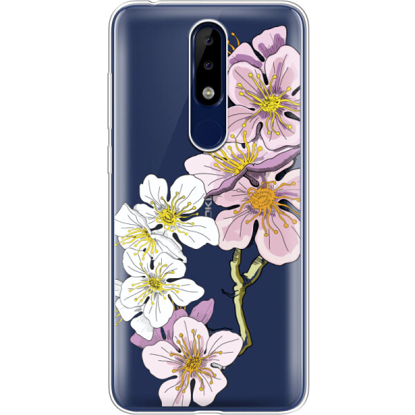 

Силиконовый чехол BoxFace Nokia 5.1 Plus Cherry Blossom (36117-cc4)