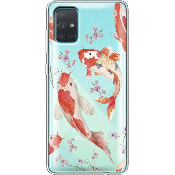 

Силиконовый чехол BoxFace Samsung A715 Galaxy A71 Japanese Koi Fish (38850-cc3)