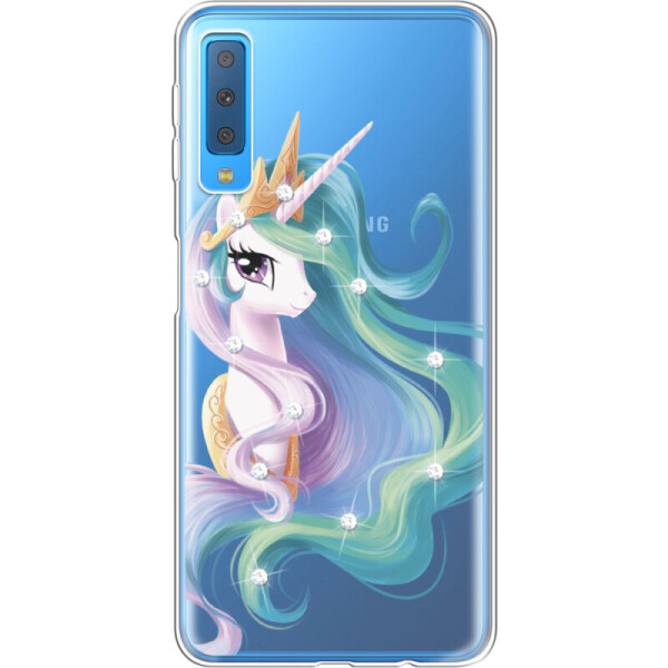 

Силиконовый чехол BoxFace Samsung A750 Galaxy A7 2018 Unicorn Queen (35481-rs3)