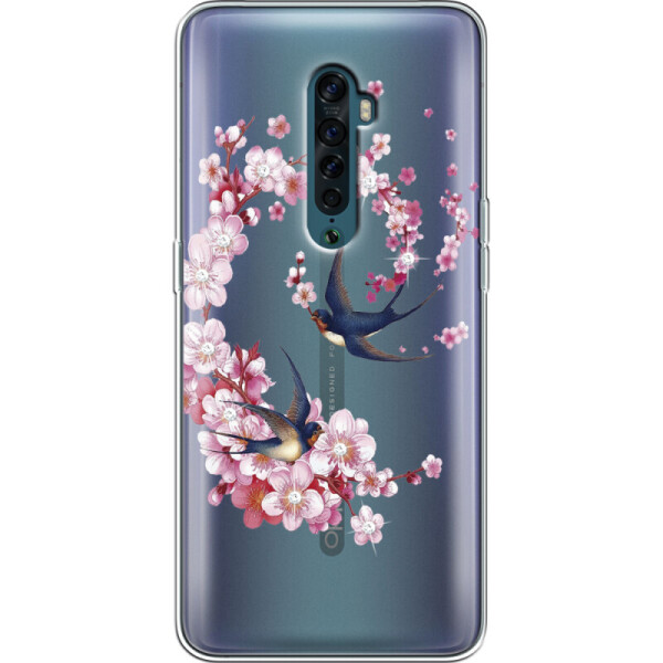 

Силиконовый чехол BoxFace OPPO Reno2 Swallows and Bloom (38502-rs4)