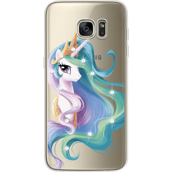 

Силиконовый чехол BoxFace Samsung G935 Galaxy S7 Edge Unicorn Queen (24998-rs3)