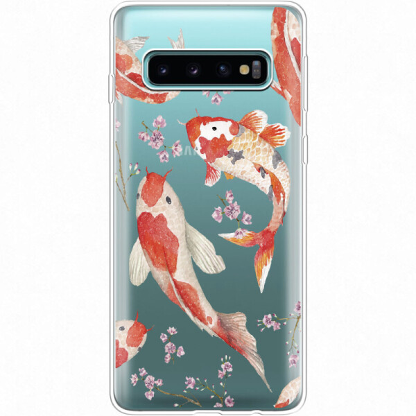 

Силиконовый чехол BoxFace Samsung G973 Galaxy S10 Japanese Koi Fish (35853-cc3)