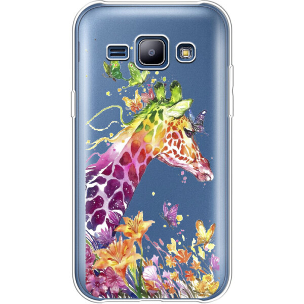 

Силиконовый чехол BoxFace Samsung J100H Galaxy J1 Colorful Giraffe (24489-cc14)