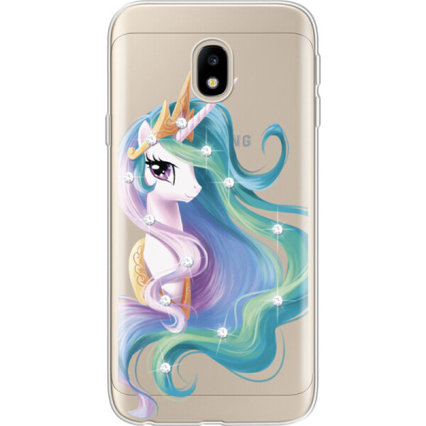 

Силиконовый чехол BoxFace Samsung J330 Galaxy J3 2017 Unicorn Queen (30577-rs3)