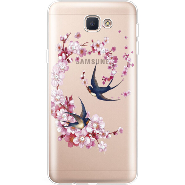 

Силиконовый чехол BoxFace Samsung J5 Prime G570F Swallows and Bloom (26814-rs4)