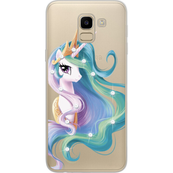

Силиконовый чехол BoxFace Samsung J600 Galaxy J6 2018 Unicorn Queen (33861-rs3)