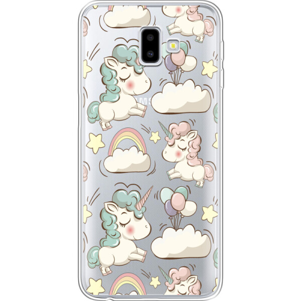 

Силиконовый чехол BoxFace Samsung J610 Galaxy J6 Plus 2018 Unicorns (35408-cc2)