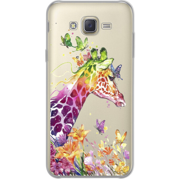 

Силиконовый чехол BoxFace Samsung J700H Galaxy J7 Colorful Giraffe (24496-cc14)