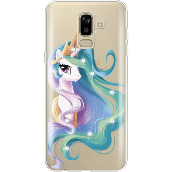 

Силиконовый чехол BoxFace Samsung J810 Galaxy J8 2018 Unicorn Queen (34856-rs3)