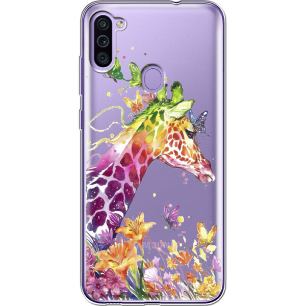 

Силиконовый чехол BoxFace Samsung M115 Galaxy M11 Colorful Giraffe (39780-cc14)