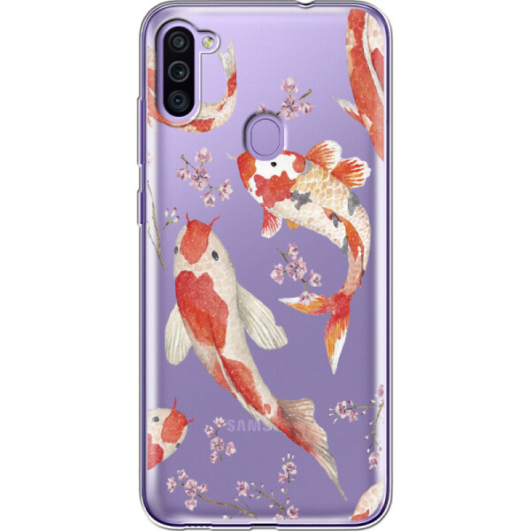 

Силиконовый чехол BoxFace Samsung M115 Galaxy M11 Japanese Koi Fish (39780-cc3)