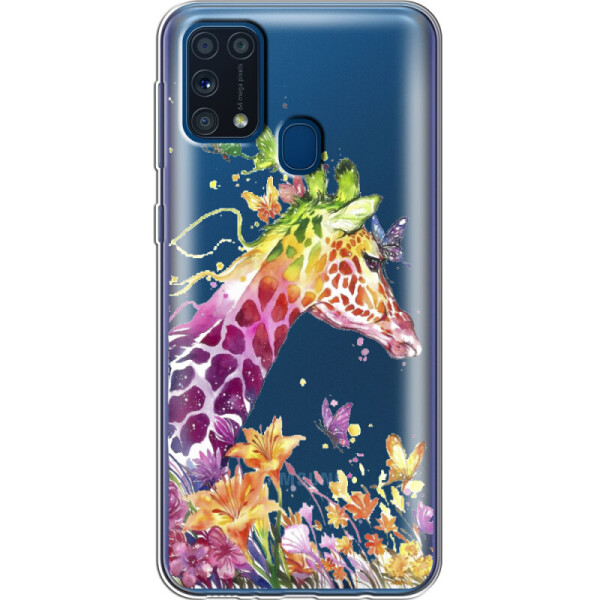 

Силиконовый чехол BoxFace Samsung M315 Galaxy M31 Colorful Giraffe (39091-cc14)