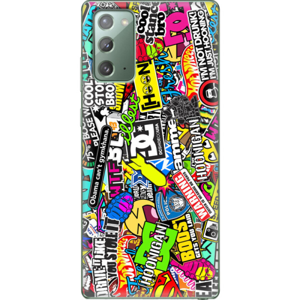 

Силиконовый чехол BoxFace Samsung N980 Galaxy Note 20 Multicolored Inscriptions (40568-up880)