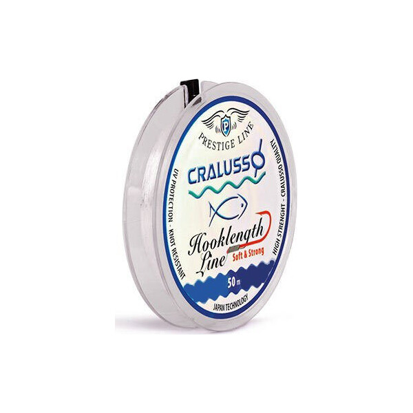 

Леска Cralusso Prestige Hooklength Line Clear 50 м 0.160 мм 3.84 кг (33901160-0505)