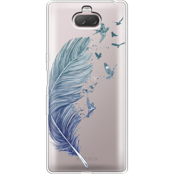 

Силиконовый чехол BoxFace Sony Xperia 10 I4113 Feather (36403-cc38)
