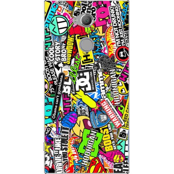 

Силиконовый чехол BoxFace Sony Xperia XA2 Ultra H4213 Multicolored Inscriptions (32655-up880)