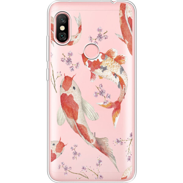 

Силиконовый чехол BoxFace Xiaomi Redmi Note 6 Pro Japanese Koi Fish (35452-cc3)