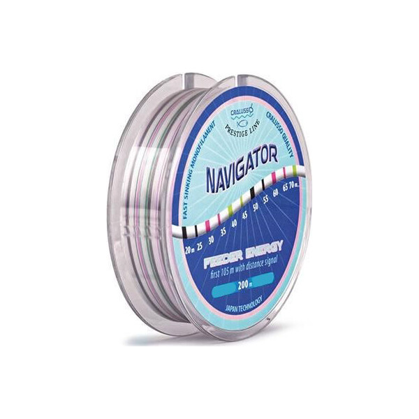 

Леска Cralusso Prestige Line Navigator Feeder Energy Sinking 200 м 0.20 мм 5.5 кг QSP (33904120-0505)