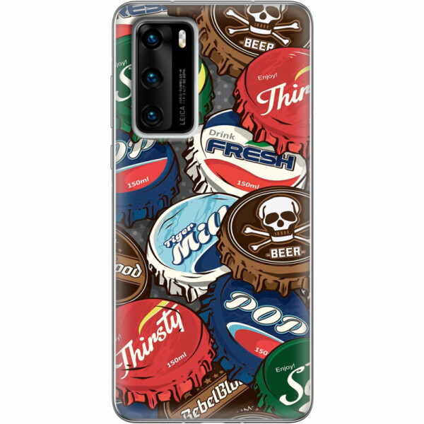 

Силиконовый чехол BoxFace Huawei P40 Drink Lids (39746-up2261)