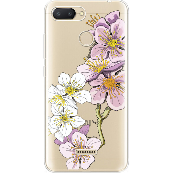 

Силиконовый чехол BoxFace Xiaomi Redmi 6 Cherry Blossom (34858-cc4)