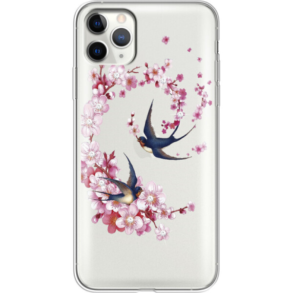 

Силиконовый чехол BoxFace Apple iPhone 11 Pro Max Swallows and Bloom (38194-rs4)
