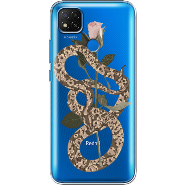 

Силиконовый чехол BoxFace Xiaomi Redmi 9C Glamor Snake (40879-cc67)