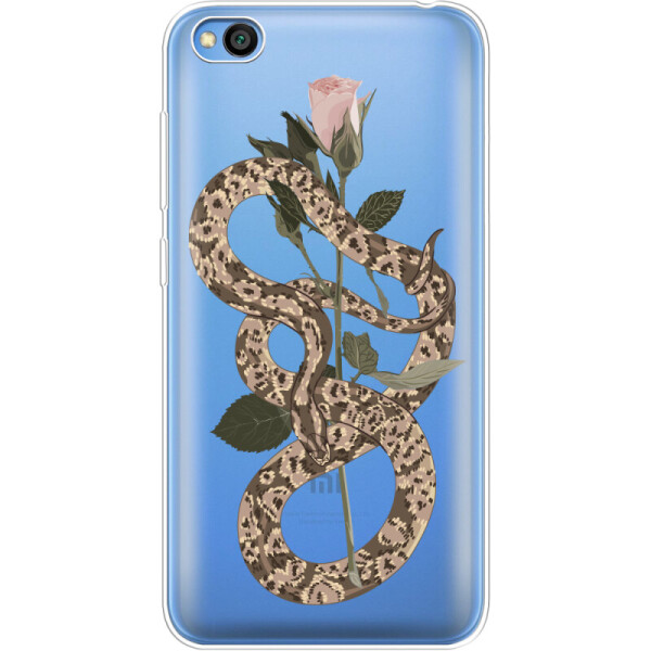

Силиконовый чехол BoxFace Xiaomi Redmi Go Glamor Snake (36211-cc67)