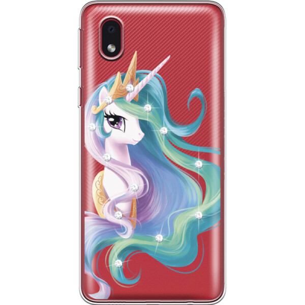 

Силиконовый чехол BoxFace Samsung A013 Galaxy A01 Core Unicorn Queen (40875-rs3)