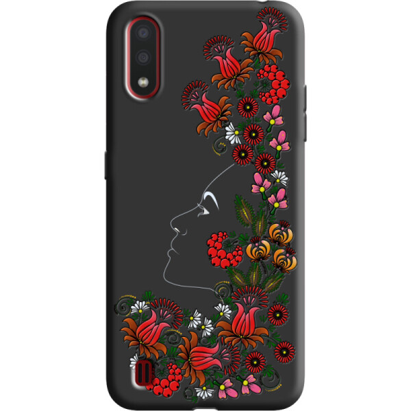 

Силиконовый чехол BoxFace Samsung A015 Galaxy A01 3D Ukrainian Muse (38839-bk64)