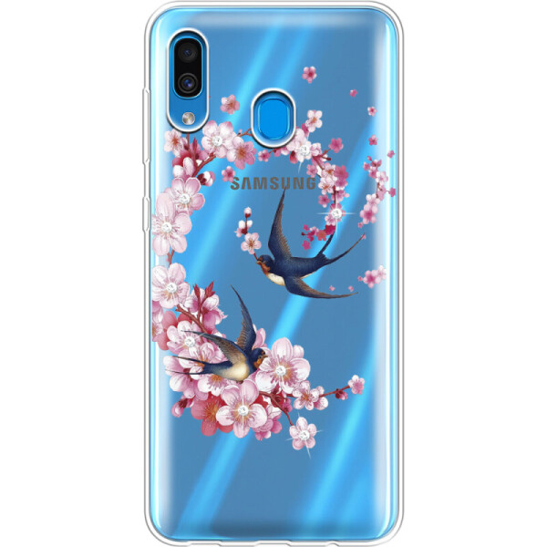 

Силиконовый чехол BoxFace Samsung A205 Galaxy A20 Swallows and Bloom (38263-rs4)
